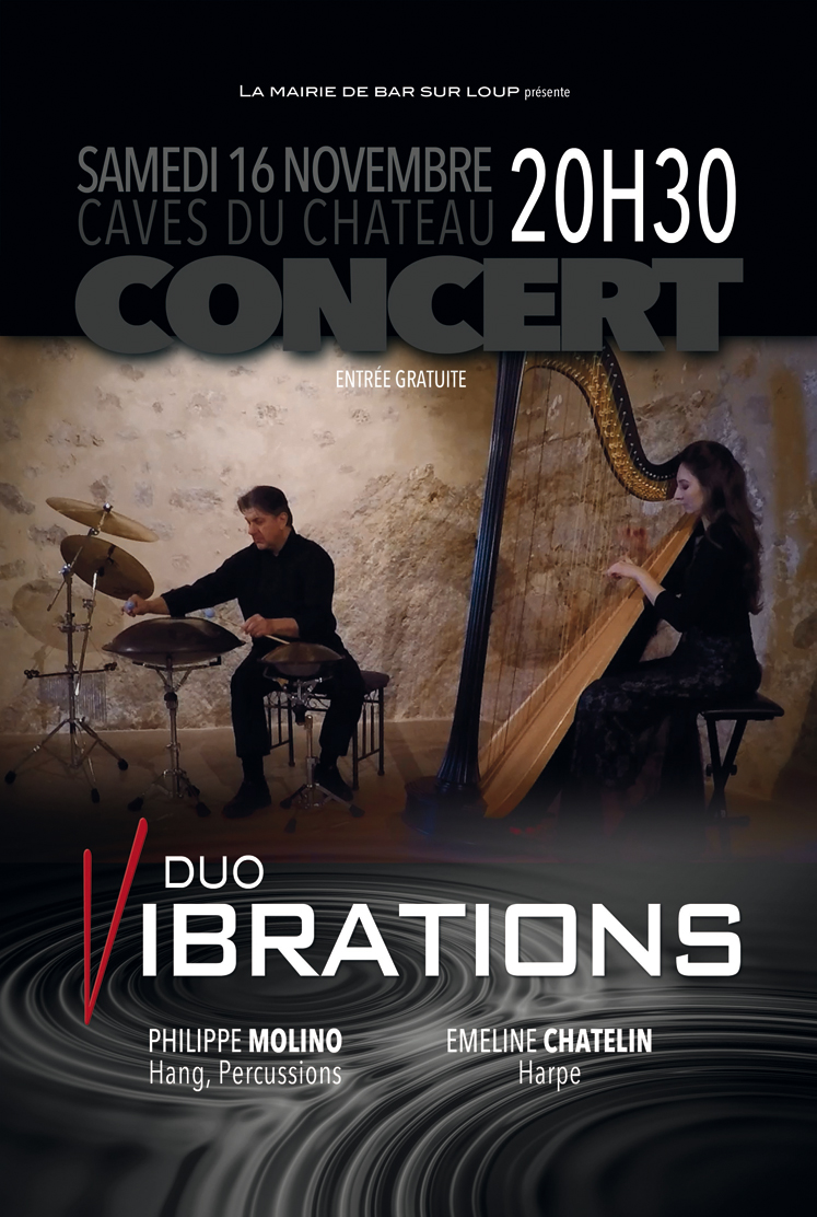 Concert du Duo Vibrations samedi 16 novembre 2019