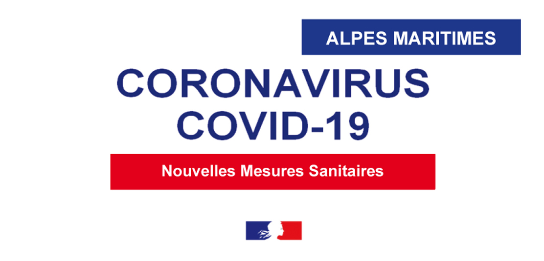 Nouvelles mesures sanitaires  Alpes Maritimes 22 février 2021