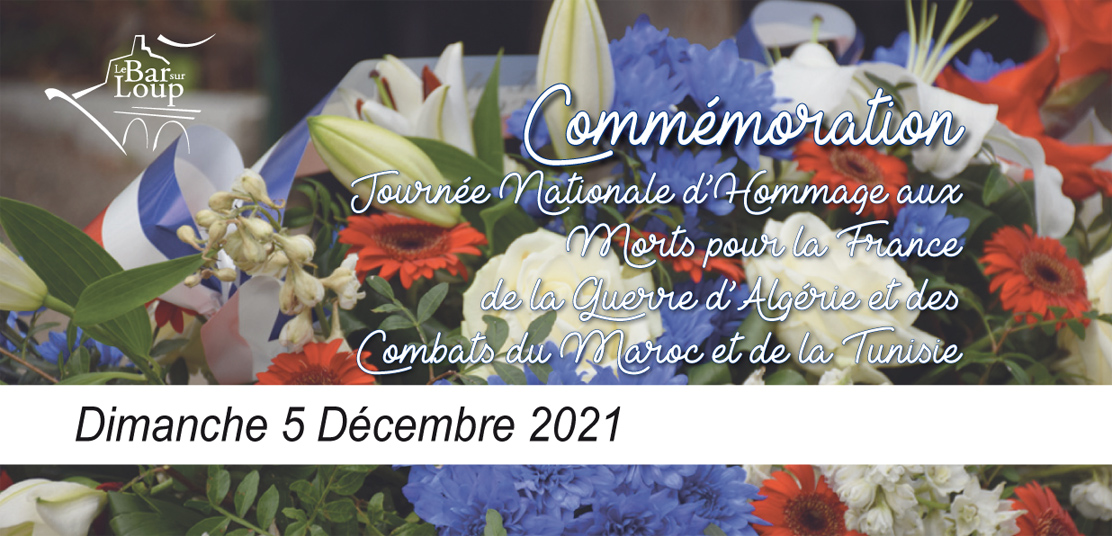 Commémoration, Dimanche 5 Décembre 2021
