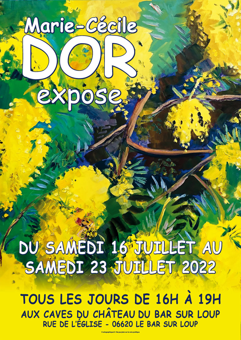 Exposition de Marie-Cécile Dor