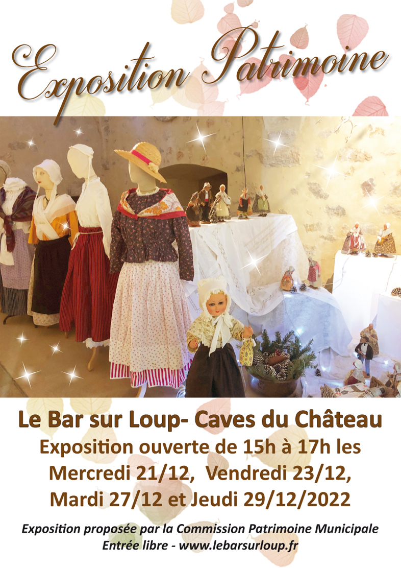 Exposition Patrimoine aux Caves du Château